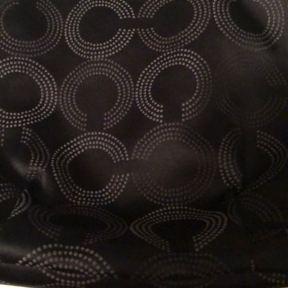 Coach handbag - black with monochromatic C logo - Picture 5 of 8